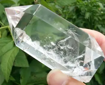 

000002295##@@NATURAL CLEAR QUARTZ CRYSTAL WAND POINT HEALING