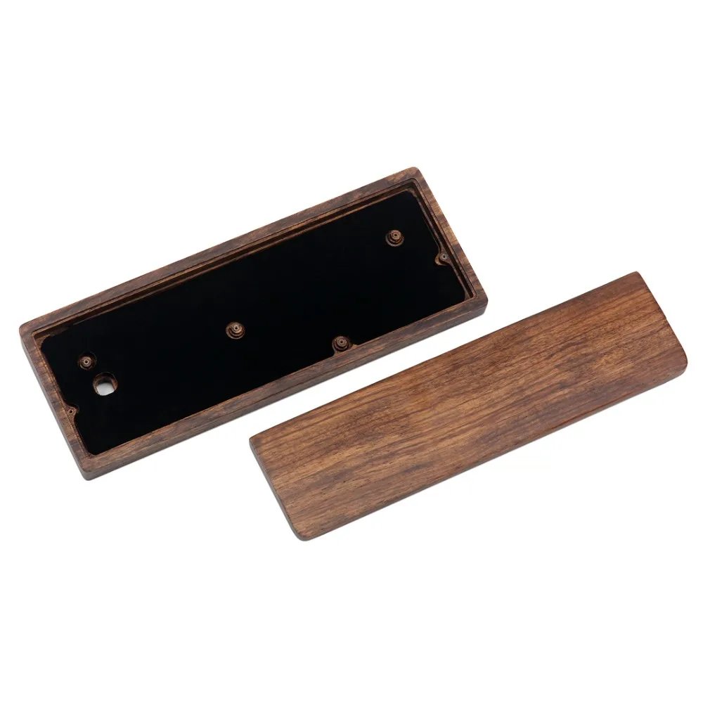 

Wood case 60% layout Walnut /Scented Rose/Zebra for custom GH60 Porker DZ60 mechanical keyboard