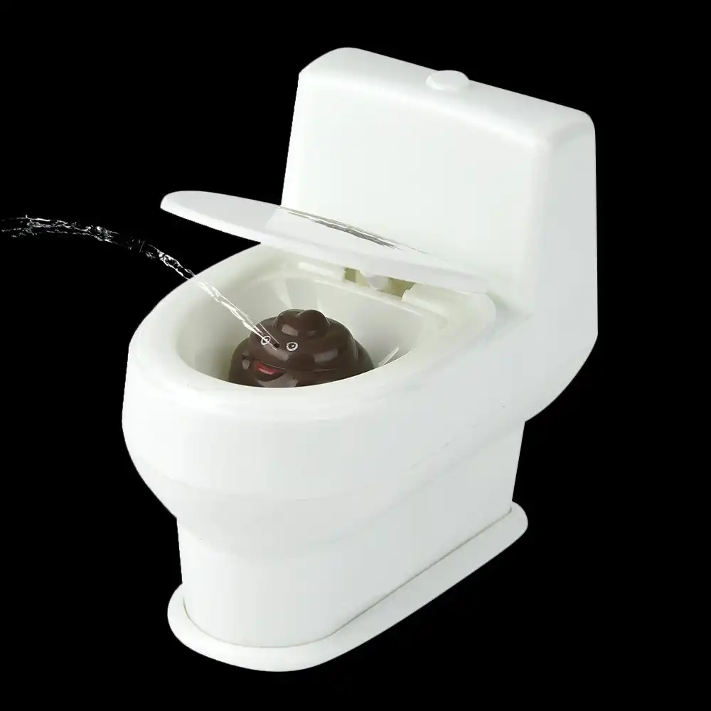 mini funny prank squirt spray water toilet closestool joke gag