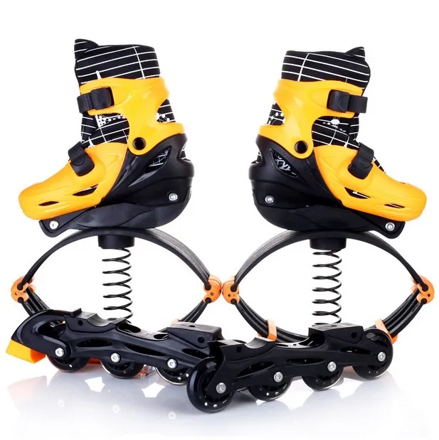 عالية الجودة! 2 في 1 تزلج و الكنغر الانتقال أحذية اللياقة بممارسة 30-70 كجم الفضاء كذاب القفز وتزلج