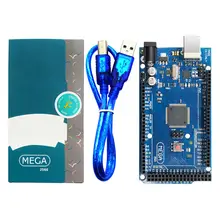 Версия платы Mega 2560 R3 с чипом ATMega 2560 ATMega16U2 для интегрированного драйвера Arduino в розничной упаковке