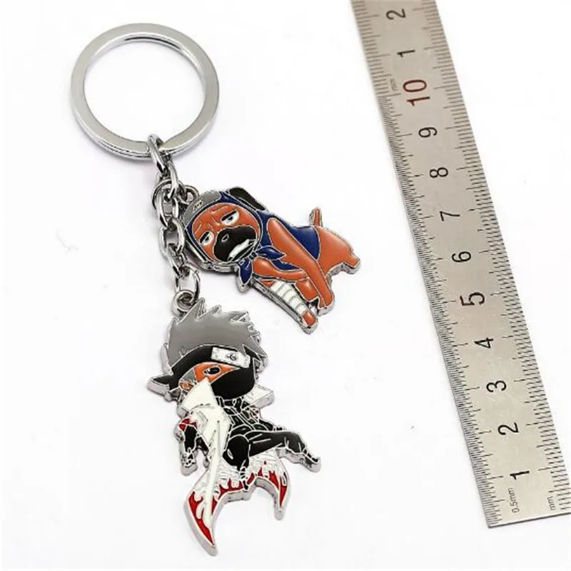 HSIC Anime Naruto llavero Sasuke Uzumaki kawashi Gaara figuras de acción Chaveiro mujeres hombres llavero Cosplay llaveros