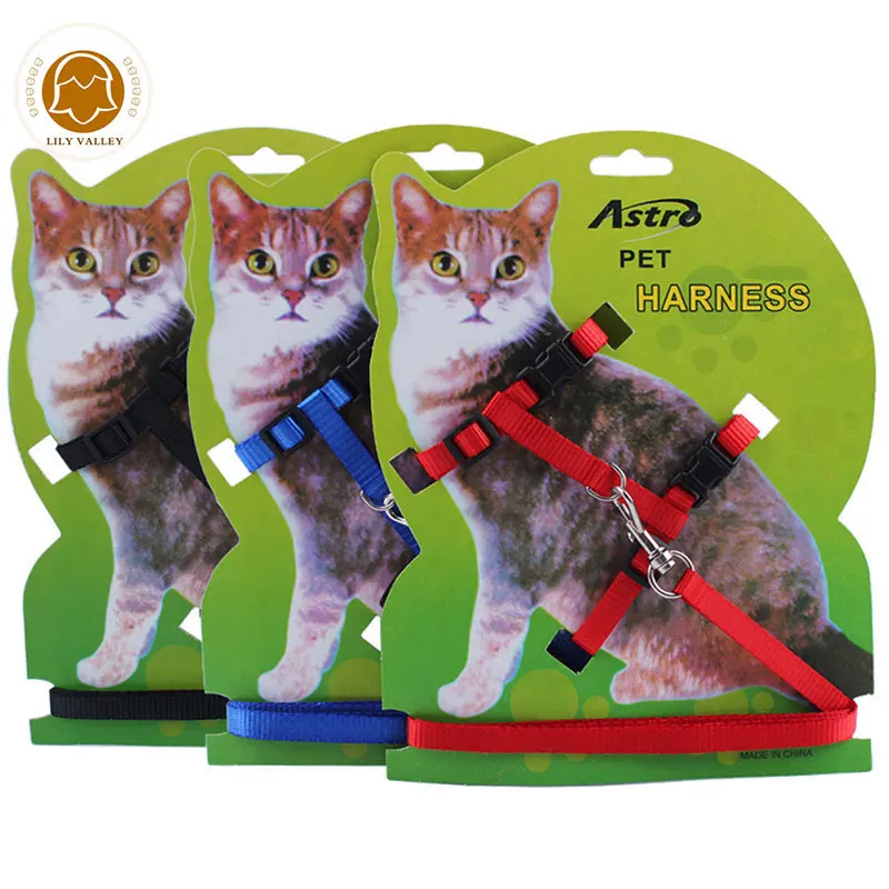 

Cat Supplies Harnesses Leash Sets Pet Kittens For Nylon Strap Belt Cat Adjustable Chest Formula Leashes Collar