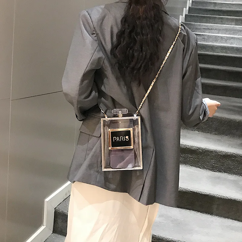 

lady'sbag in Europe and the United States fashion creative single shoulder slung chain bag dinner bag in hand