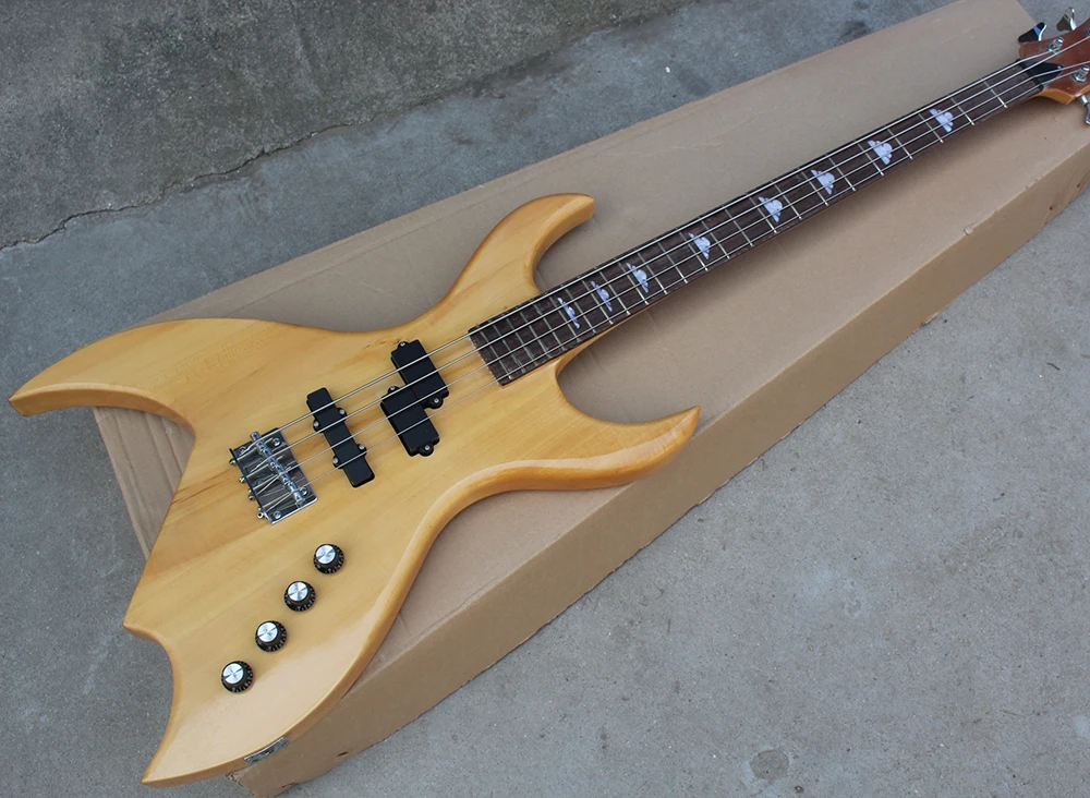 

4 Strings Electric Bass Guitar with Rosewood Fretboard,Neck-through Body,24 Frets,Chrome Hardwares,offering customized services