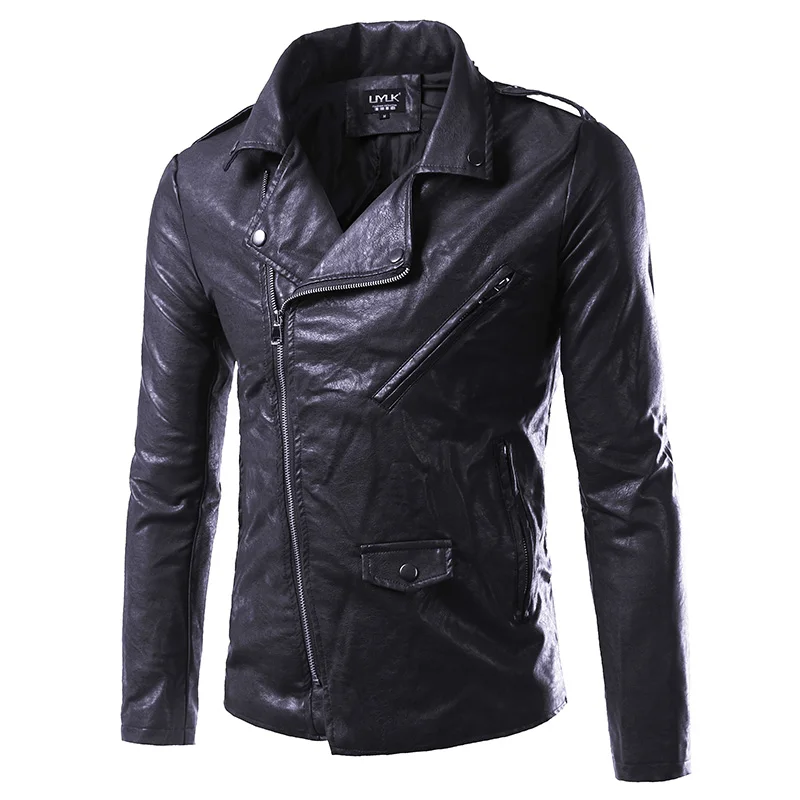 

New Arrivals Autumn Brand Leather Jacket Men Jaqueta Couro Masculino Bomber Leather Jacket Sheepskin Coat Motorcycle Jacket 5XL
