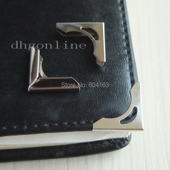 100 PCS 15mm Book Corner Protectors for Scrapbooking File Folder Albums