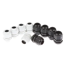 5 шт. PG19 пластиковый водонепроницаемый разъем высокого качества сальник Разъем 10-15 мм диаметр кабеля