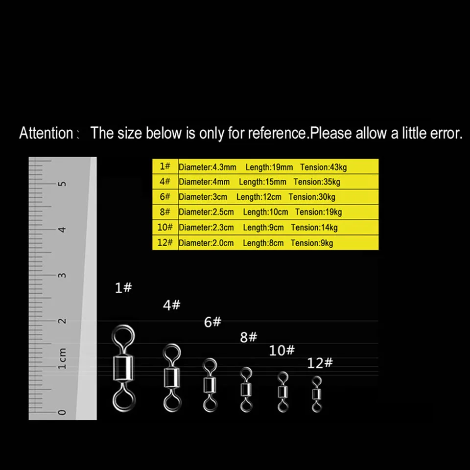 75 шт./компл. Высокое напряжение 8 Форма баррель Подшипник вращающиеся твердые кольца рыболовный Соединитель с замковое соединение рыболовные снасти Pesca