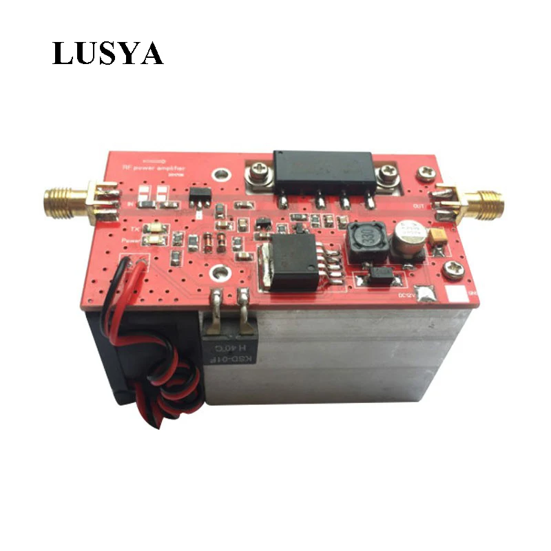 Lusya 433 DMR RF усилитель мощности 13 Вт усилитель УВЧ частота 350-480 МГц T0615