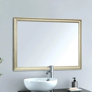 

Bathroom mirror European style narrow border home wall hanging porch living room makeup mirror wx8221449