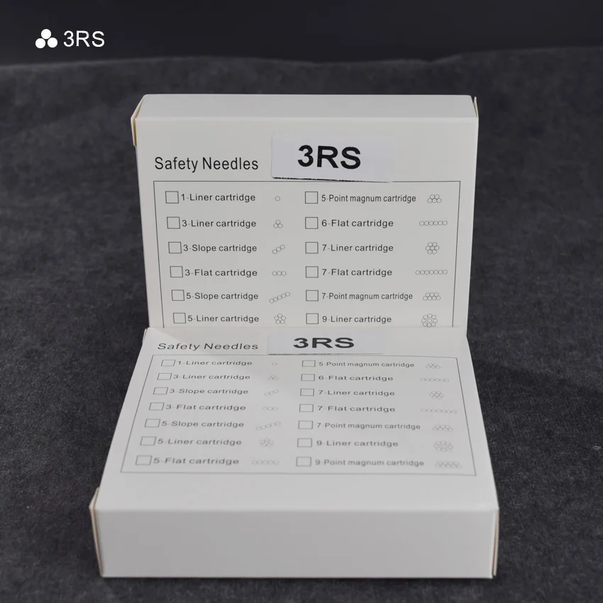 Иглы Professional100pcs 3RS Одноразовые стерилизованное татуировки перманентный Макияж Pen