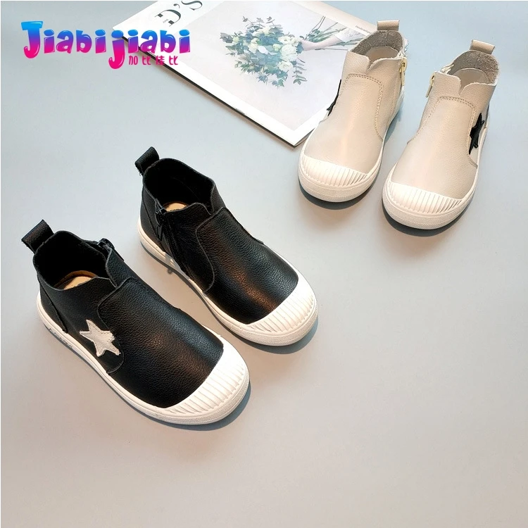 

Children Casual Shoes 3-12T New winter Student Boys Girls Sport Shoes Toddler Kids Flats Genuine Leather Leisure Shoes 8875
