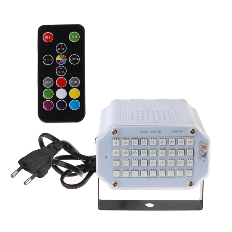 

Newest 36LED 5050 RGB Stage Light DJ Strobe Light Flash Lighting With Remote Control