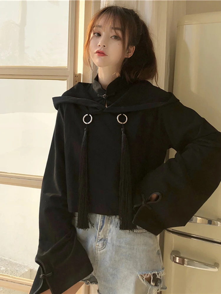 Flare sleeve hoodie Clearance