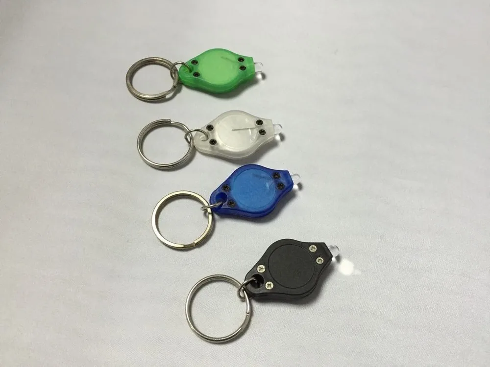 

Colorful Micro Light LED Keychain UV Flashlight Gift Light cheap Money Detector Free shipping 400 pcs/lot