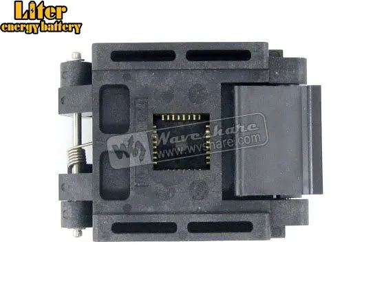 

QFP32 TQFP32 FQFP32 PQFP32 FPQ-32-0.8-01 Enplas IC Test Burn-in Socket Programming Adapter 0.8mm Pitch