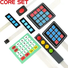 1 2 3 4 12 16 20 Key Button Membrane Switch 1x4 3x4 4x4 4x5 Keys Matrix Array Keyboard Keypad Control Panel DIY Kit For Arduino