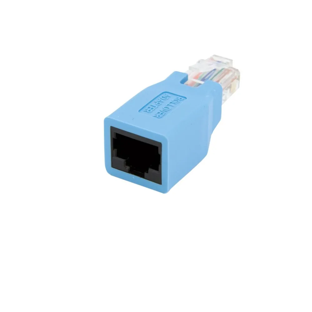 cross RJ45 CAT5 CAT5E Network Ethernet Connector male to female Cable cross Adapter New hight quanlity adaptor