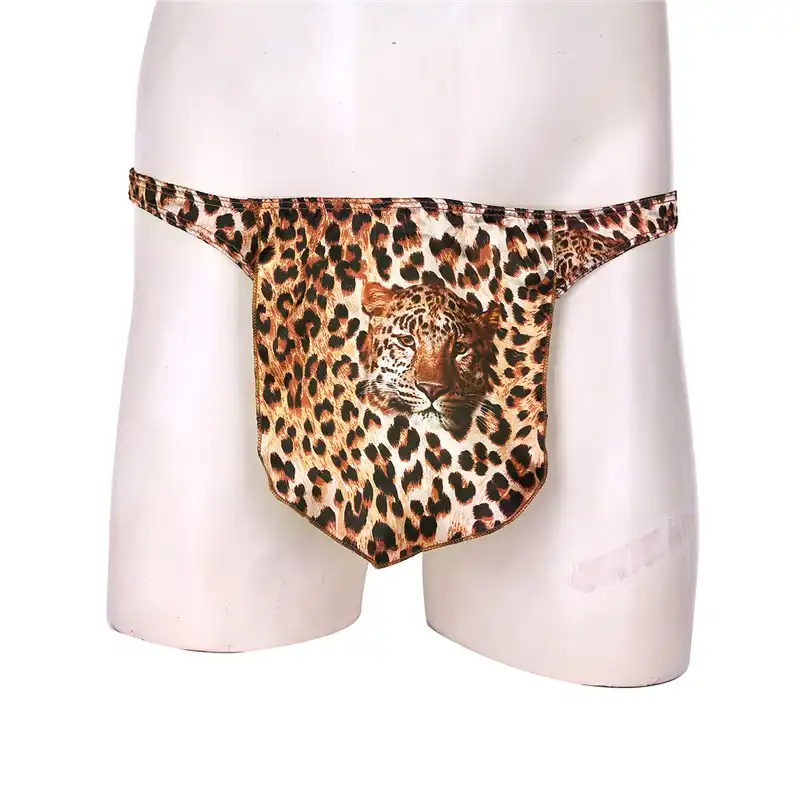 string leopard pour homme