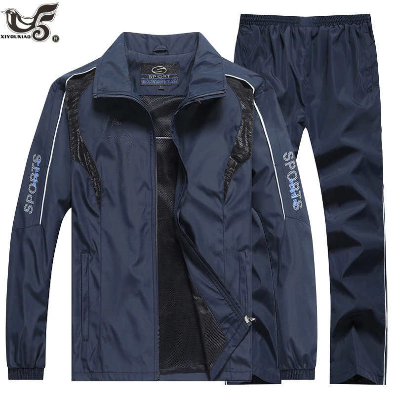 العلامة التجارية رياضية الرجال الرياضية البلوز + السراويل 2 قطعة الملابس مجموعة outwearTraining بالطبع بذلة رياضية ركض الرياضة دعوى الرجال