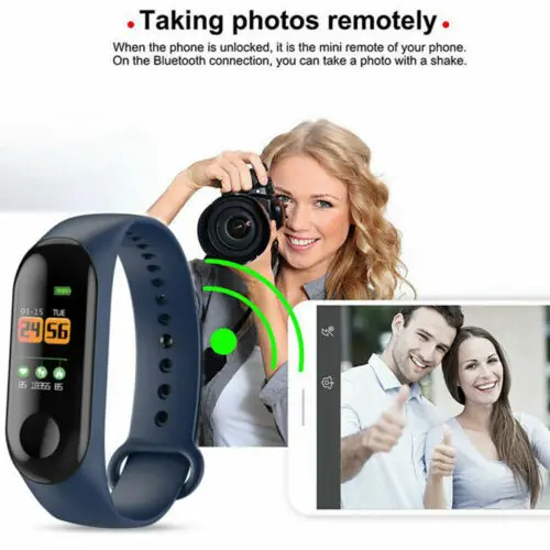 M3s Bluetooth Смарт часы пульсометр Монитор артериального давления фитнес трекер для