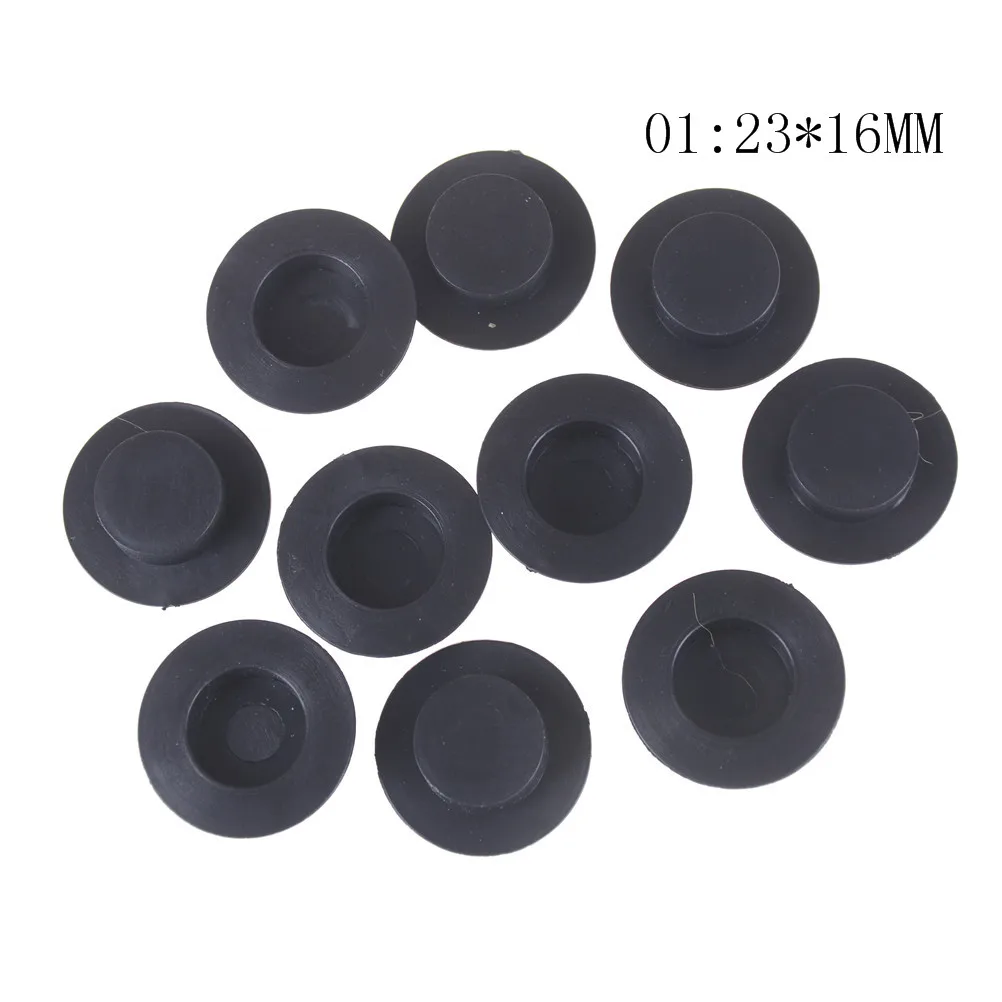 

10 pcs cute Cap The Mini Clown Hat Black Plastic Small Cap Doll Ornament DIY Craft Decoration Accessories