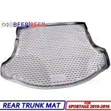 Для Kia Sportage 2010- коврик багажник автомобиля лайнер загрузки багажника ЛОТОК ковровое покрытие загрузки грузовой сзади коврик дорожная сумка Тюнинг автомобилей