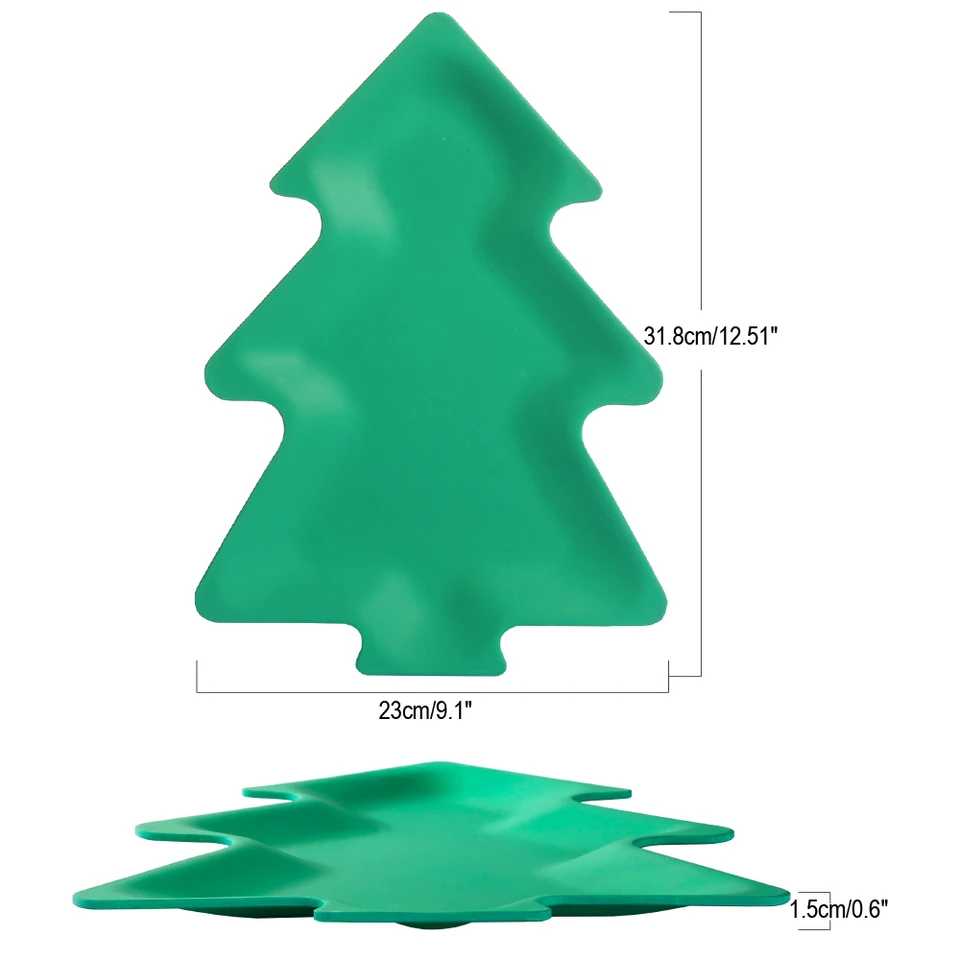 European Tableware 4pcs Bamboo Fiber Red Christmas Tree Green Dishware Set Solid Color Dishes Salad Plate Steak Plate For Gifts Dishes Plates Aliexpress