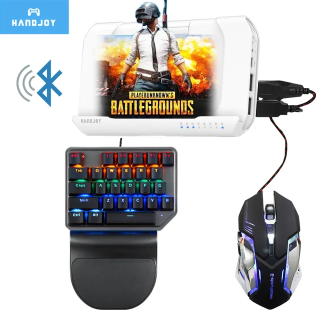 Handjoy Kmax 2 0 Bluetooth Wireless Gamepad Gaming Keyboard Mouse - handjoy kmax 2 0 bluetooth wireless gamepad gaming keyboard mouse android pubg mobile to pc converter adapter
