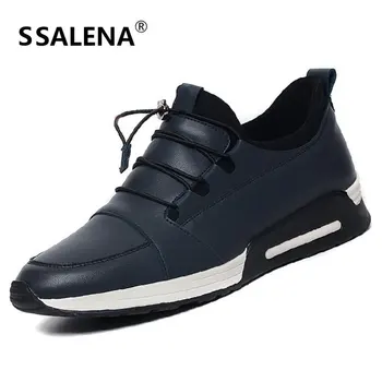 

Autumn Shoes Men Flats Fashion Soft Leather Outdoor Shoes 2020 New Flat Leisure Shoes #B2454