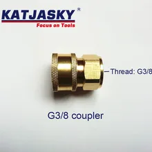 G3/8 быстрая шаровая муфта Женский винтовой разъем адаптера переменного тока пистолет-распылитель высокого давления quick release зажимной шланг разъем