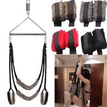 1 pcs/set(sex swing+metal triangles) adult sex furniture belted swing bdsm bondage love swings chairs restrain game erotic toys