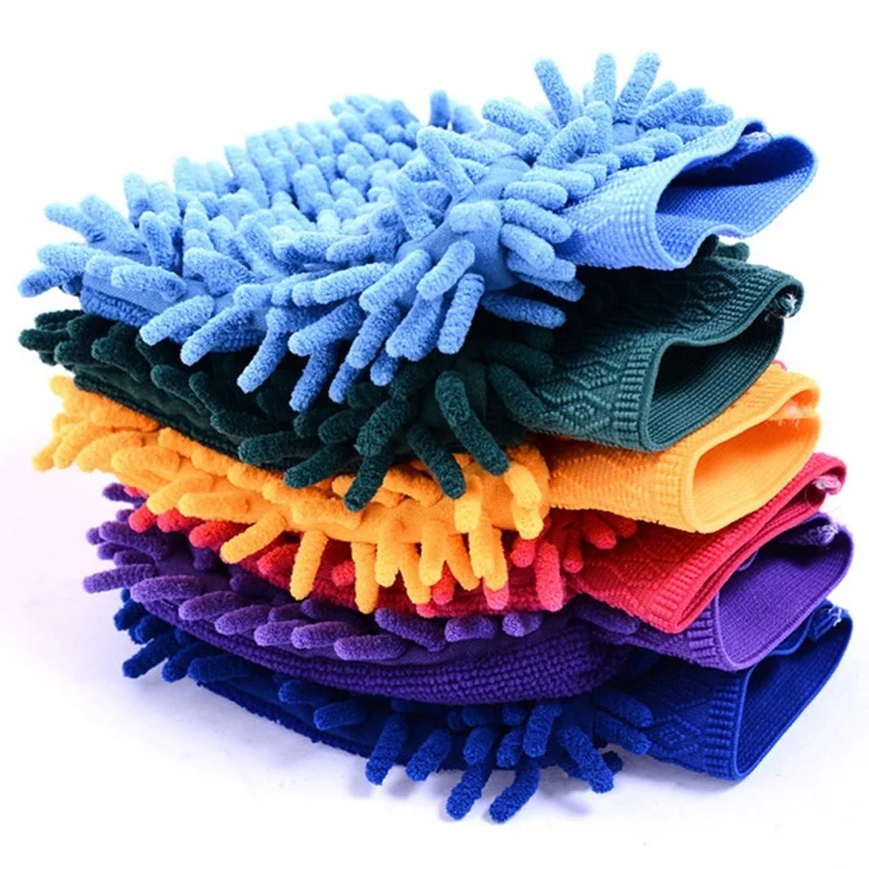 1 pcs Super Mitt Microfiber Car Wash Washing Cleaning Gloves Car Washer