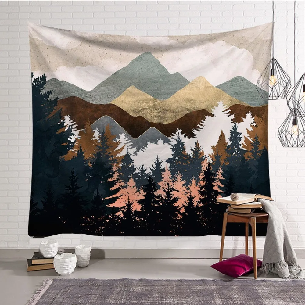 

Nordic style ins background cloth Background wall decoration fabric polyester Tapestry Home decor mural Beach towel shawl