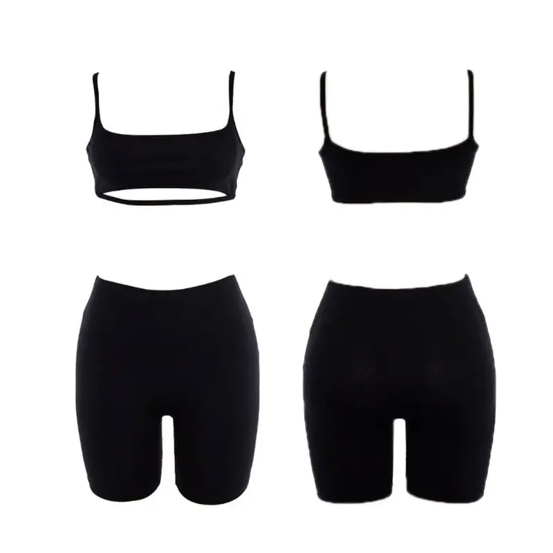 إمرأة الصيف مثير الجوف خارج اثنين من قطعة مجموعة المحاصيل قمم السائق السراويل بلون Bodycon رياضية عالية الخصر اللياقة البدنية الرياضة الزي إمرأة الصيف مثير الجوف خارج اثنين من قطعة مجموعة المحاصيل قمم السائق السراويل بلون Bodycon رياضية عالية الخصر اللياقة البدنية الرياضة الزي