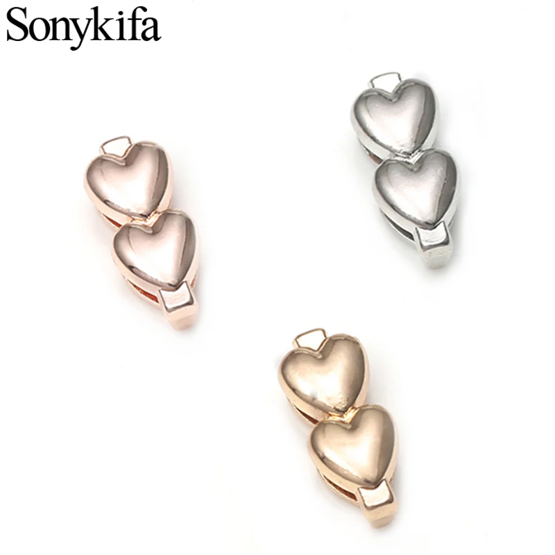 

Sonykifa Fashion Charm Slide Beads Fits Stainless Steel Mesh Bracelet Making For Woman Pandora Bracelet Bangle Jewelry Wholesale