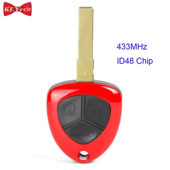 

KEYECU for Ferrari 599 GTB 2006 2007 2008 2009 2010 2011 Replacement Remote Control Car Key Fob 433MHz ID48