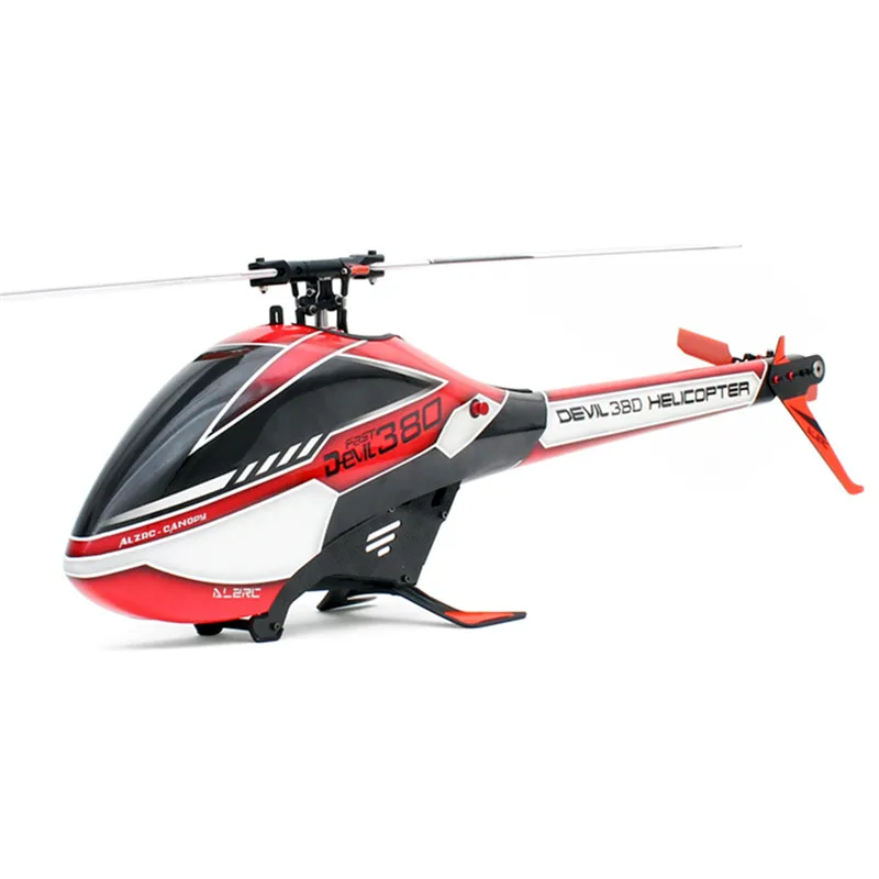 ALZRC Devil 380 FAST FBL 6CH 3D Красный/Желтый Летающий вертолет комплект для использования