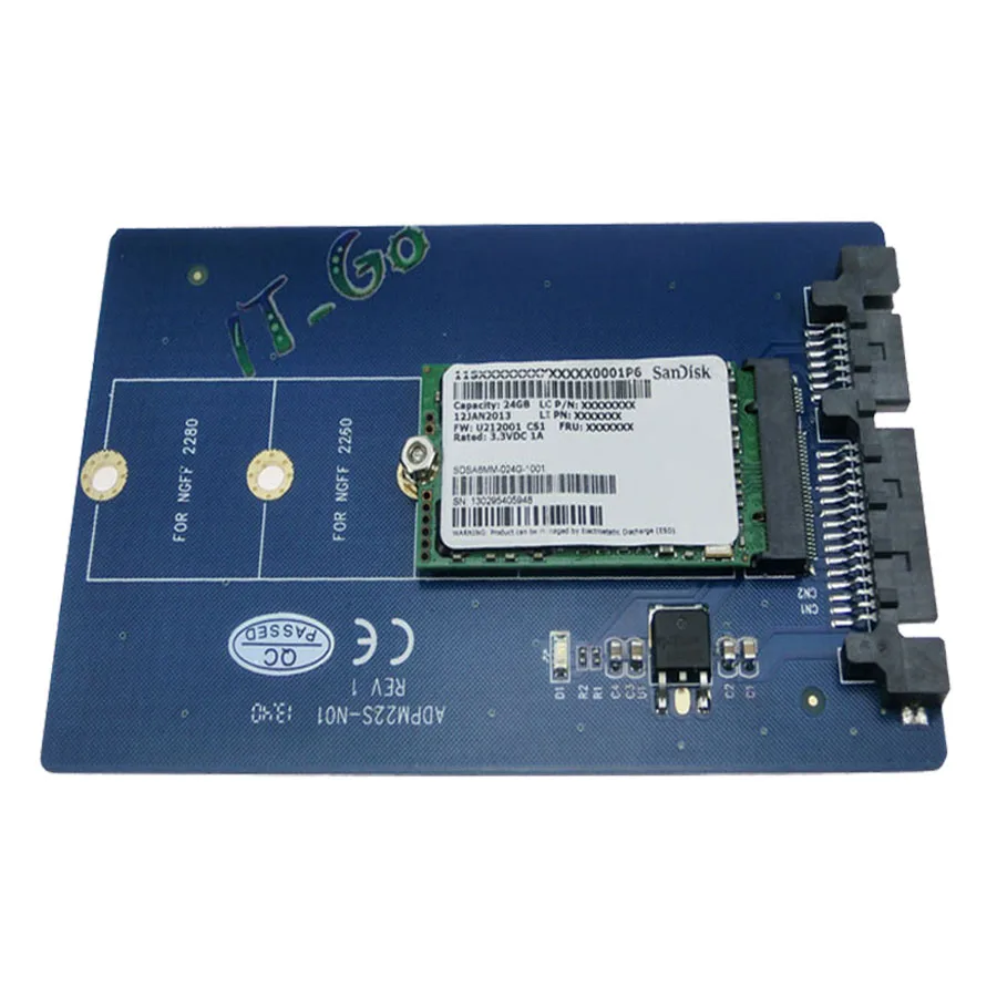 NGFF (M2) SSD до 2 5 &quotSATA адаптер M.2 для SATA3 конвертируемая карта ADPM0301 | Компьютеры и офис