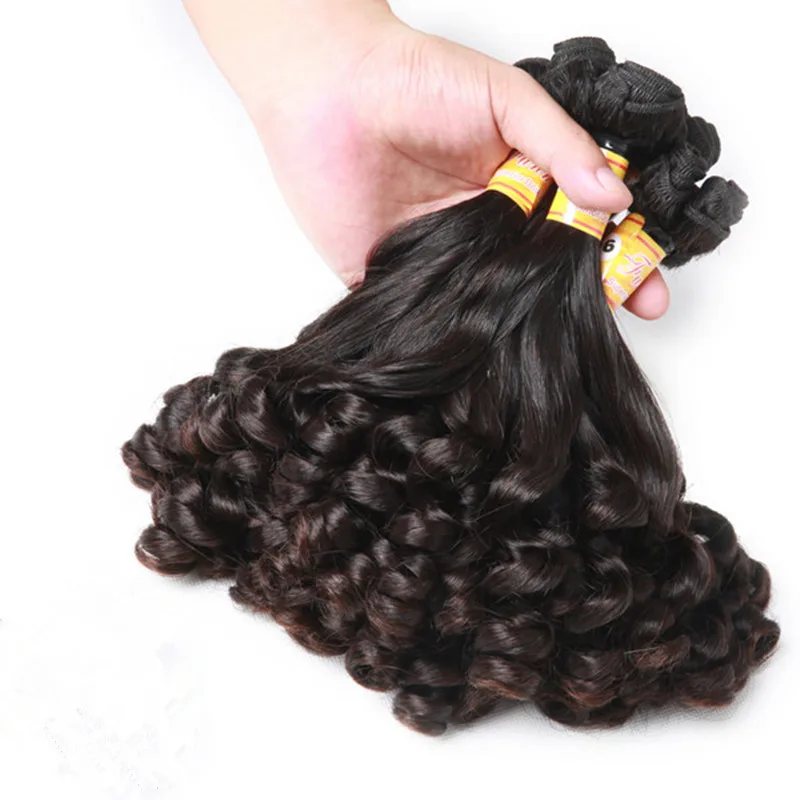 

Top quality funmi hair for UK/Nigeria, Bouncy aunty romance curl, human weaves ,3bundles/lot free shipping by DHL