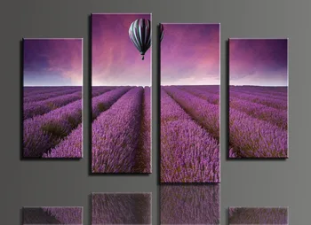 

2017 Cuadros Painting Fallout The Beautiful Lilies 4 Panels/set Hd Canvas Print Painting Artwork Wall Art Picture.