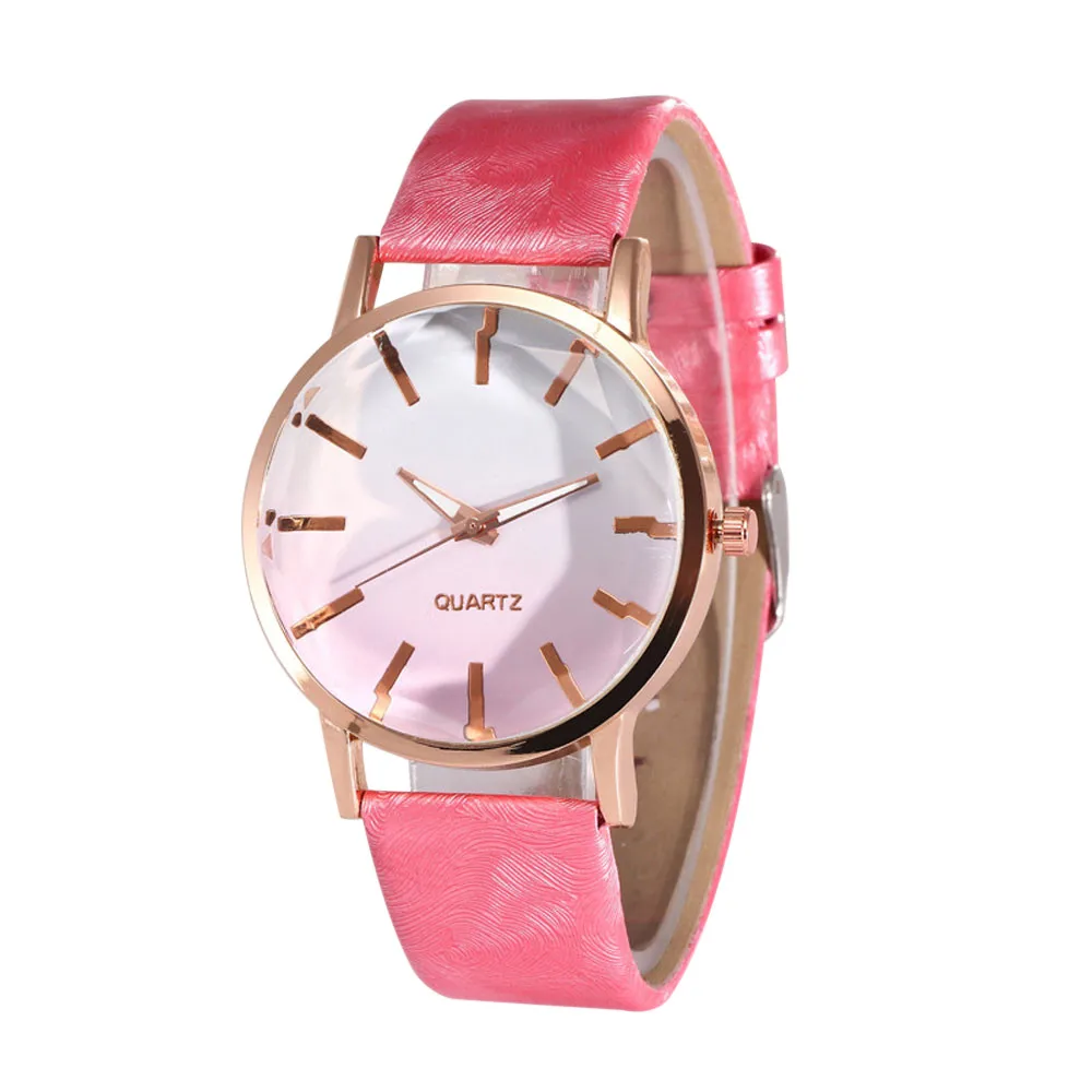 Fashion Women's Clock Ladies dress watch Popular Gradual Color Scale Convex Two Color Creative Women Casual Wriswtatch Gifts Fashion Women's Clock Ladies dress watch Popular Gradual Color Scale Convex Two Color Creative Women Casual Wriswtatch Gifts