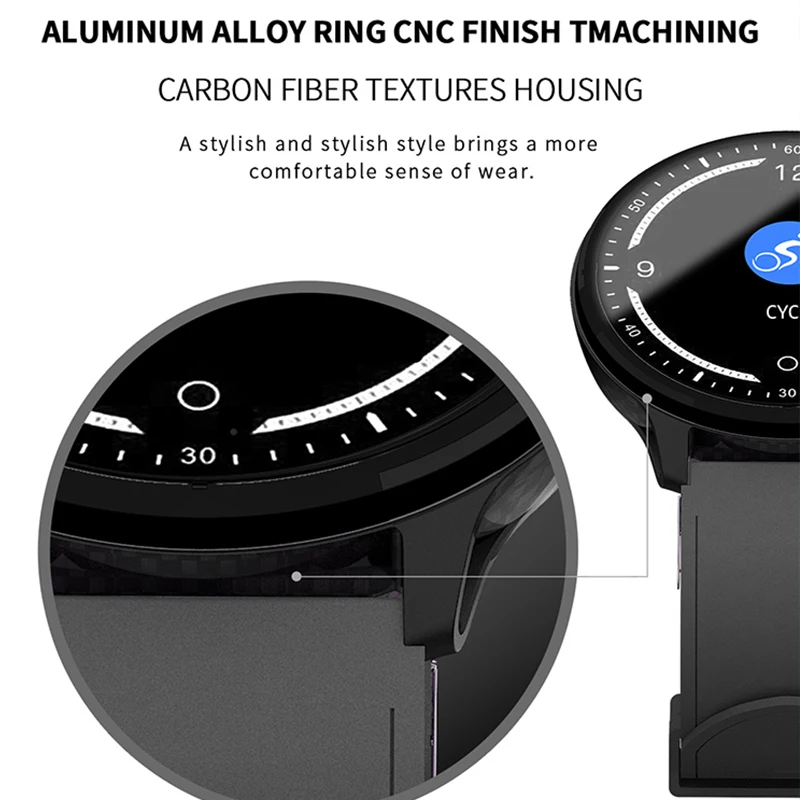 Focusmart 2019 New P69 Smart Watch Multilingual Word Library Real-time Heart Rate Measurement Intelligent Reminder Smart Watch
