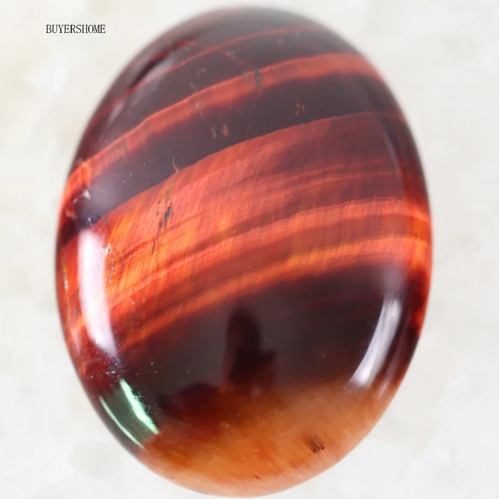 

Natural Stone Beads Red Tiger's Eye Oval Cabochon CAB 30x40mm Semi-precious Stones Fit Handmade Jewelry Women Men 1PC K1678