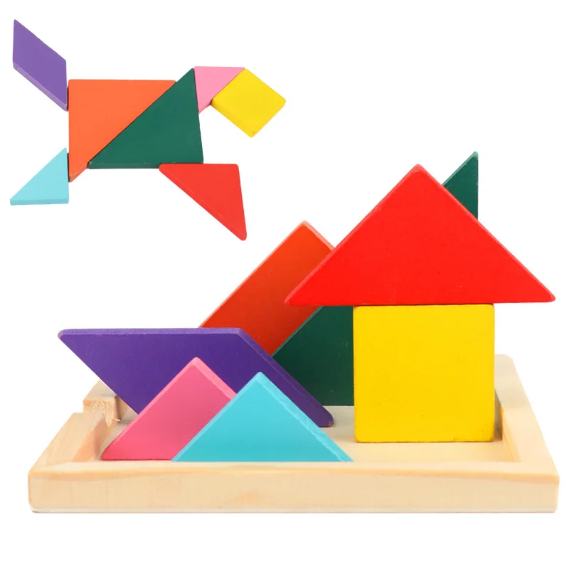 Montessori Toys Educational Wooden Toys for Children Early Learning Jigsaw Puzzles Kids Match Tangram Clever Board Montessori Toys Educational Wooden Toys for Children Early Learning Jigsaw Puzzles Kids Match Tangram Clever Board