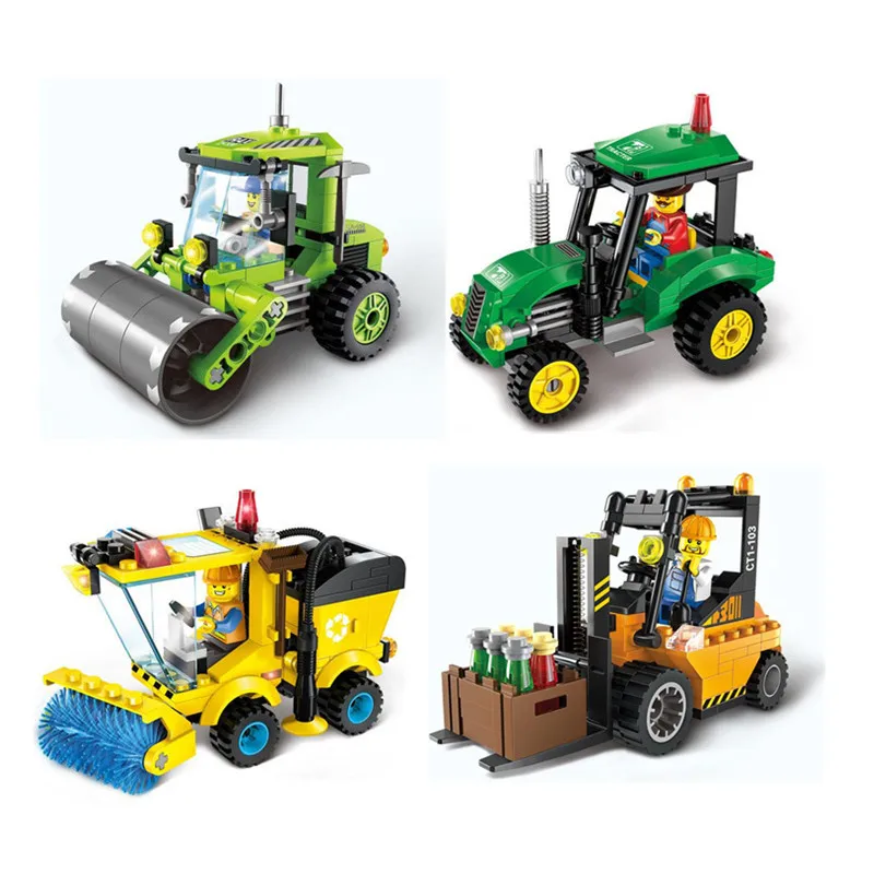 

Christmas Gift!! Kids Educational Puzzle DIY Building Blocks Kit Toys Construction Bricks