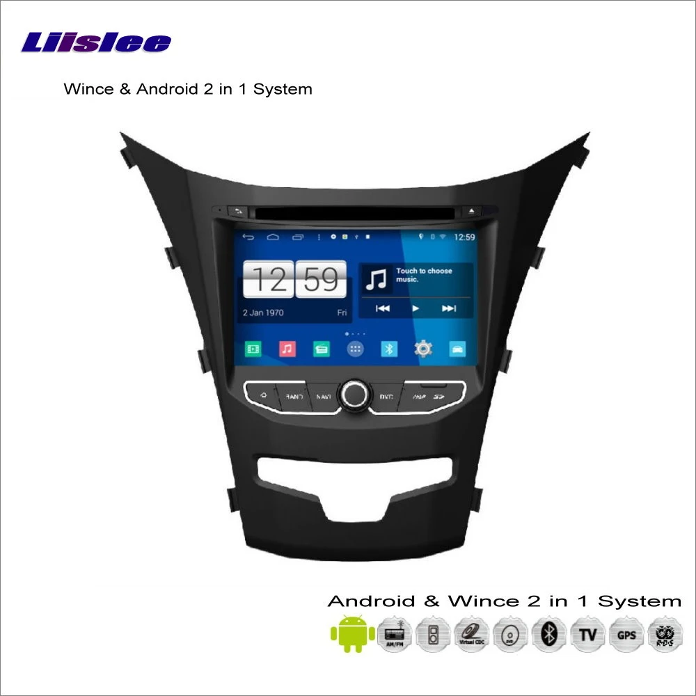 Perfect Liislee Car Android Multimedia For SSangYong Korando 2013~2015 Radio CD DVD Player GPS Navi Navigation Audio Video Stereo System 3