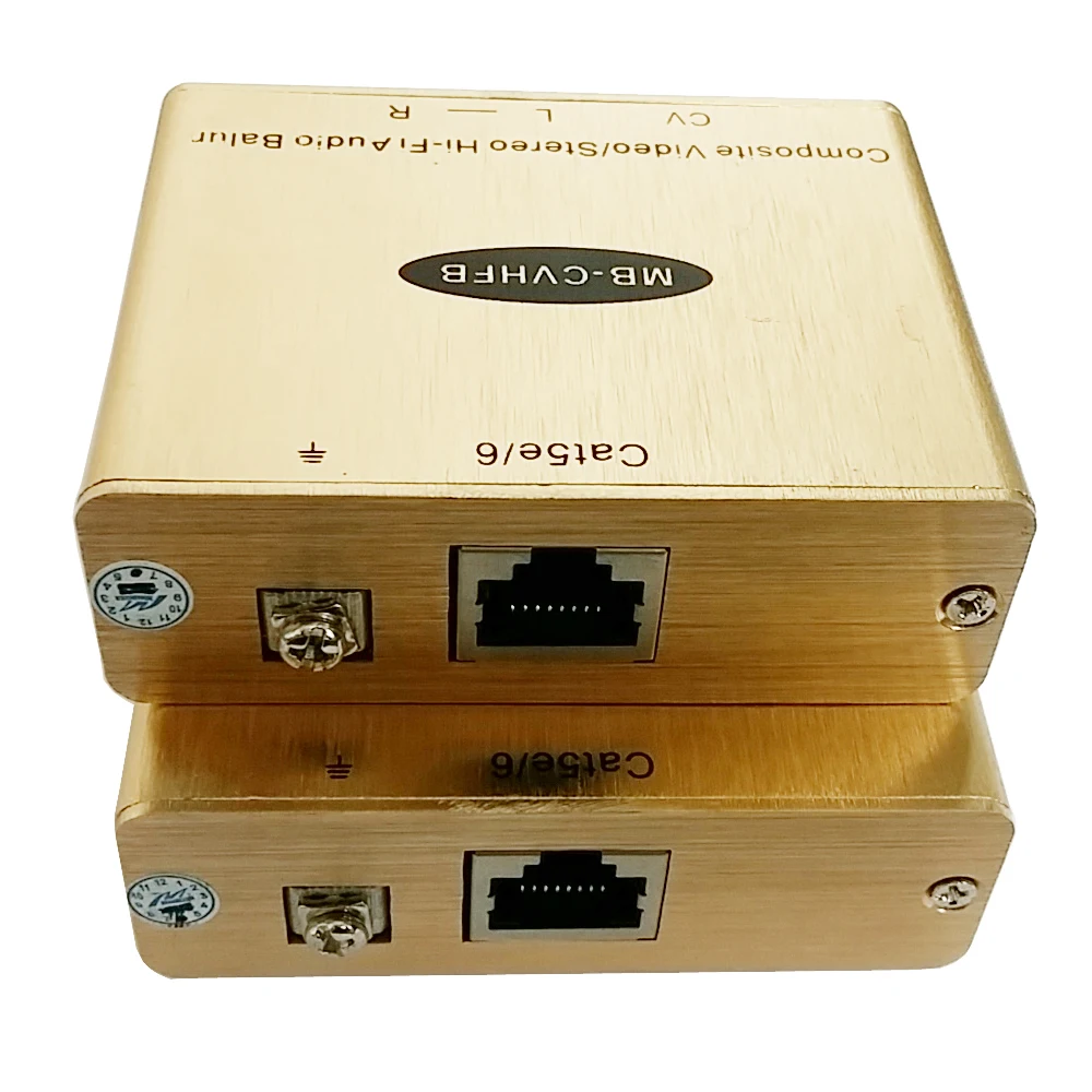 

AV Extender RCA AV transmitter and receiver via cat5 Analog AV Over Cat5/6 AV Amplify over Network