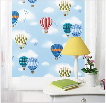 

Static Cling No Glue Static Window Grilles Paper Insulation Sunscreen Glass Film Matte Opaque Bedroom Film Thick Toilet stickers